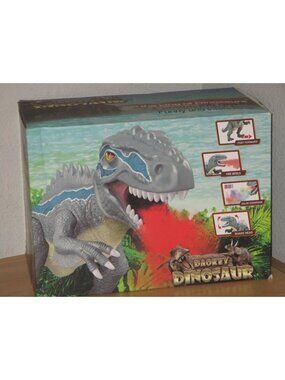 Daokey Dinosaur Remote Control Toy for Kids T Rex Dinosaur Toys Walking Light Up